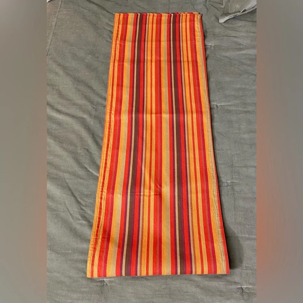 World Market table runner strips 16”x90” beautiful piece no flaws OSK